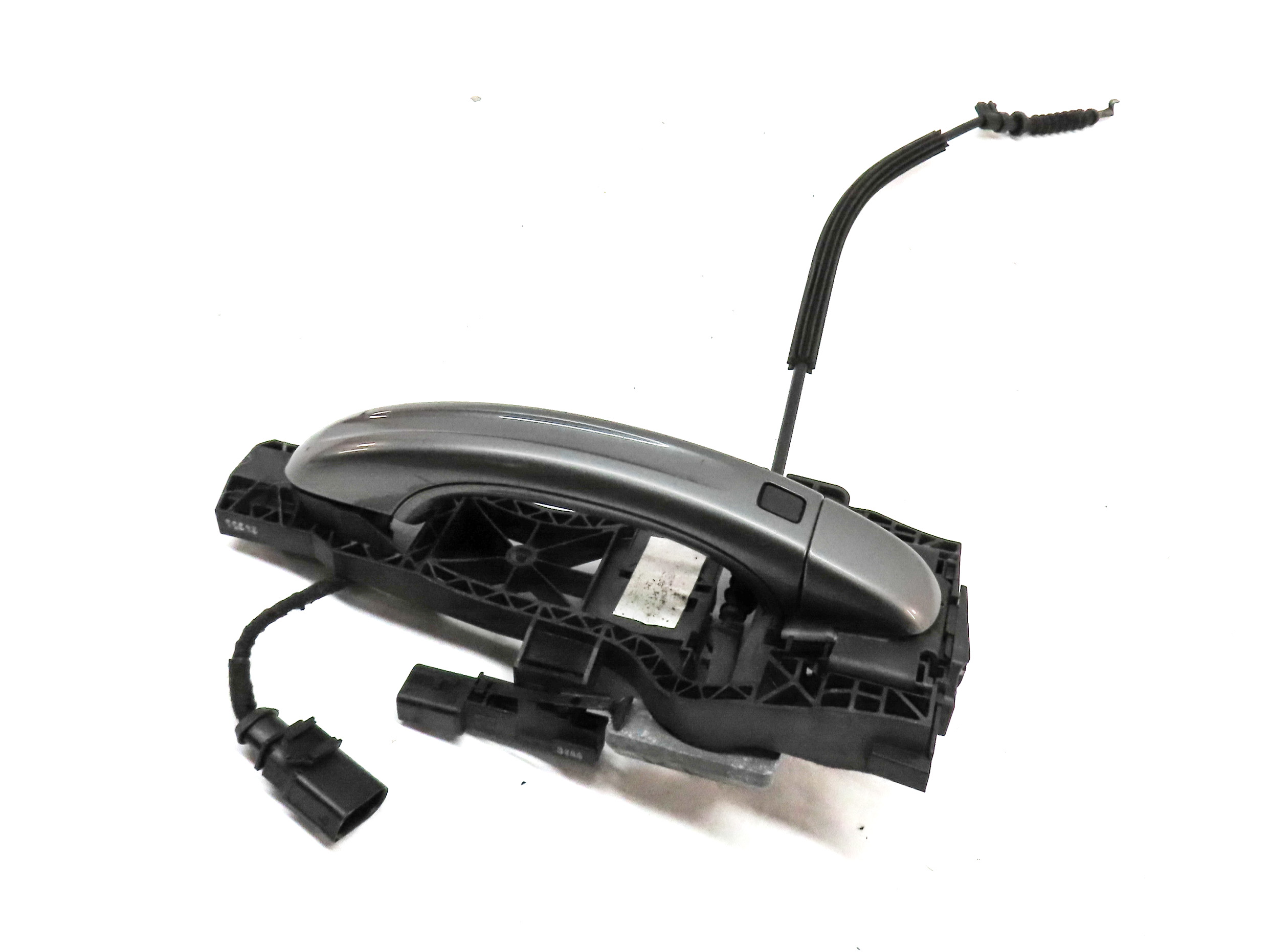 07-15 AUDI Q7 (4L) RIGHT FRONT PASSENGER KEYLESS EXTERIOR DOOR HANDLE (Grey) — exact item pictured